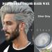 Silver Gray Hair Color Wax - Natural Matte Hairstyle for Party Cosplay & Halloween | International Shipping - Buy Online on GoSupps.com