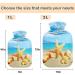 Naanle Seestern Beach Hot Water Bottle 1L - Transparent Cover for Summer Heat Hand/Foot Warmer Pain Relief & Cold Therapy - Buy Online on GoSupps.com