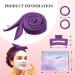 Lock Winder Curls Without Heat - 60 Extra-Long Heatless Curlers for Medium to Long Hair | DIY Overnight Hair Curling Set (Purple) - Buy Online on GoSupps.com