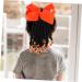 KONTONTY Ponytail Beads and Dreadlocks Synthetic Hairpiece Bow Braid Wig Women Braided Hair Extensions Beaded Braided Ponytail Colorful Hair Extension Women Hair Extension Hair for Braiding 21.00X14.00X2.00CM Orange - Buy Online on GoSupps.com