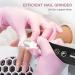 AOMEES Electric Nail File Set - Cordless Rechargeable 5-Speed Manicure & Pedicure Tool with 100 Nail Drill Bits & Sanding Bands - Buy Online on GoSupps.com