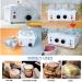 DAORDAER Professional Electric Wax Warmer for Hair Removal | Adjustable Temperature Salon Spa Wax Pot with 40 Wood Sticks - Buy Online on GoSupps.com