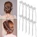 MOAMUN 23 PCS Wedding Hair Comb Bridal Accessories - Crystal Pearl Hair Pins for Brides & Bridesmaids - Buy Online on GoSupps.com