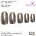 Shop Bling Art Beige Metallic Oval False Nails - 24 Medium Tips | Premium Artificial Nails for Flawless Style - Buy Online on GoSupps.com