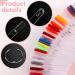 300 pcs Nail Polish Swatch Sticks - Clear Square Nail Sample Swatches with Number Stickers & Ring for Color Display | Perfect for Home DIY & Nail Art - Buy Online on GoSupps.com