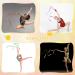 Dance Ribbons Rainbow Streamers - 10 Pcs Twirling Baton Set for Kids | Rhythmic Gymnastics Ribbon Wands with Non Slip Handle - Buy Online on GoSupps.com