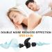 6 Pairs Reusable Silicone Ear Plugs - Noise Cancelling & Comfortable Hearing Protection for Sleep, Work, Study, Swimming, Concerts - Black - Buy Online on GoSupps.com