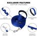 Loutep 30m Dog Training Lead - Durable Nylon Long Line with Padded Handle & Heavy-Duty Hook - Ideal for Obedience Training - 100ft Red & Blue Options - Buy Online on GoSupps.com