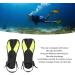 BOLORAMO Swimming Fins for Adults - Premium Diving Fins in Black & Yellow (Size 9-11 / 42-45) - Perfect for Open Water Adventures - Buy Online on GoSupps.com