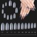 300 Ultra-Thin Almond Shape Artificial Fingernails No Lift Transparent Perfect for Nail Art & DIY Manicure - Buy Online on GoSupps.com