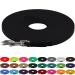 LENNIE BioThane tracking leash 13mm dogs 15-25kg 1m long without hand loop black sewn 1 m black