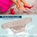 Heel Cushion Pads - Gel Heel Protectors & Grips for Loose Shoes | 4 Pairs (2 Beige + 2 Black) - Comfort & Fit for Men & Women - Buy Online on GoSupps.com