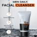 Invigorating Oil-Control Face Wash for Men: Gentle Ingredients for Deep Hydration and Effective Cleansing of Pores Acne and Blackheads(50g / 1.76oz) Grey - Buy Online on GoSupps.com