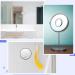Weewooday 5 Pieces 20x Magnifying Mirror with 2 Suction Cups - 4 Inch Smooth Glass Makeup Mirror - Buy Online on GoSupps.com