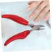 Housoutil Hawk Mouth Pliers Pedicure Nail Cuticle Mouse Halloween Girl Manicure Nail Art Tool para Handle Rubber and Plastic Red Heavy Manicure Tools - Buy Online on GoSupps.com