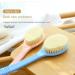 ChenTaid Long Handle Shower Body Brush - Pink Exfoliating Scrub with Soft Bristles - Buy Online on GoSupps.com