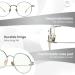 Buy LC Eyewear Blow Light Filter Glasses for Men & Women - Super Light Anti-Fatigue Computer & Gaming Goggles - Prescription-Free Zilver - Buy Online on GoSupps.com