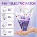 Electric Razor for Women | 4 in 1 Bikini Trimmer & Face Hair Removal - Rechargeable Wet/Dry Shaver - Buy Online on GoSupps.com