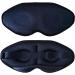 Sleeping Eye Mask for Men & Women - 100% Light Blocking 3D Contoured Cup Mask Blindfold Lash Extensions for Side Sleeper | Breathable Eye Cover for Traveling Yoga & Every Nap (Black)