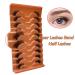 TIMELABS 3D Fluffy False Half Lashes | Natural Wispy Cat Eye Style | 10MM Short Soft Faux Mink | 10 Pairs - Buy Online on GoSupps.com