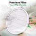 MelodySusie Nail Dust Collector Replacement Filter 4 Pack - Reusable Dust Filter for Electric Suction Machine - Buy Online on GoSupps.com