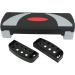 HomGarden 31 Adjustable Aerobic Stepper with Risers | Fitness & Exercise Step Platform Trainer - 4 to 6 to 8 Height Adjustment - Buy Online on GoSupps.com