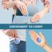 Portable Pill Organizer - 6-Piece Medicine & Vitamin Holder for Travel | Wallet Pocket Size | Perfect Gift - Buy Online on GoSupps.com