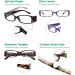 Eyekepper Spring Hinge Rectangular Reading Glasses +1.75 | Stylish & Colorful Eyewear for All | International Shipping - Buy Online on GoSupps.com
