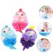 9 Pcs Cute Animal Bath Balls & Loufas - Mesh Shower Sponge Pouf for Skin Cleaning & Scrubbing - Buy Online on GoSupps.com