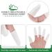 Garneck 200 Cotton Finger Cots - Nonslip Medium Thumb Protectors | Breathable Finger Covers for Sweat Protection - Buy Online on GoSupps.com