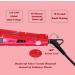 Rhinestone Flat Iron Hair Straightener - 480 F High Temp Titanium 2-in-1 Curling & Straightening Tool for Women - Dual Voltage Fast Heat Up Professional Salon Quality - Buy Online on GoSupps.com