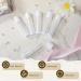 200 Clear Lip Balm Containers | 0.186 Oz/5.5 ml | Lightweight Lip Gloss Tubes with White Caps | Bulk DIY Lipstick Tubes - Buy Online on GoSupps.com