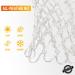 PaceArm Heavy Duty Basketball Net Replacement - All Weather Anti Whip - Indoor & Outdoor Use - 12 Loops - White (1-Pack) - Buy Online on GoSupps.com