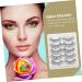 VINTORKY 5 Pairs Dense False Eyelash eye lashes false lashes d curl lash strips eyelash natural look fake eyelash for women false eyelashes natural look bar Imitation Russia 5d - Buy Online on GoSupps.com