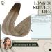 Runature Tape Extensions - Real Hair Balayage Brown Blonde | 30cm Invisible Hair Tapes 20g #3/8/22 - Buy Online on GoSupps.com