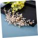 Ipetboom Headgear Rhinestone Hair Accessories Wedding Hair Clips Bridal Clip Crystal Hair Charms Bridal Hair Accessories Rhinestone Hair Clip Bridal Headpiece Tiara Pearl Comb Bride Metal - Buy Online on GoSupps.com