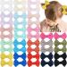 Midodo 40 pieces hair grinding girl baby hair clips hair clips hair clip loop hair accessory for girls children (40 pieces - a)