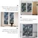 Alipis Bedrooms 5 Pcs Cellophane Pvc 3d Blinds Glass Window Bedroom Assorted Color 4x5pcs 58X45CMx5pcs - Buy Online on GoSupps.com