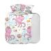 Octopuses Hot Water Bottle with Cover 2L Large Hot Water Bag for Pain Relief Back Pain Hot and Cold Therapy