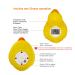 MSNUNA Baby Thermometer & Floating Duck Toy - Safe Bath Temperature Monitor - Buy Online on GoSupps.com