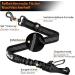 Eyin 3-in-1 Dog Seat Belt | Reflective Elastic Nylon for All Breeds | Universal Fit for Car Seats | Adjustable 90cm (62-90cm) - Black - Buy Online on GoSupps.com