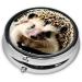 Cute Hedgehog Round Pill Box | 3-Compartment Portable Organizer for Purse & Pocket | Travel Pill Storage - Buy Online on GoSupps.com