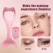 2024 Detachable 3-in-1 Eyelash Tools Set - Mascara Shield Eyeliner & Eyeshadow Stencils Pink Lash Curler - Perfect Gift for Women (2 Pack - Buy Online on GoSupps.com