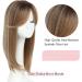 18 Ombre Brown Blonde Hair Topper for Women - Natural Straight Hair Piece for Thinning Hair - Extra Volume, Super Soft Feel - Buy Online on GoSupps.com