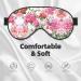 Buy Garden Peony Soft Sleep Eye Mask - Breathable Eye Patch for Travel & Relaxation | Best Comfort for Women - Buy Online on GoSupps.com