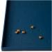 Leash boss spray mat medium/large - bowl pad cats & dogs with large lip slide and waterproof silicone bowl pad for feed water or fountain (51 x 33 cm marine) ml - 51 x 33 cm Navy