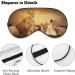 African Lions Sunset Sleep Mask - Adjustable Eye Cover for Sleeping & Travel - Blocks Light for Men and Women - Buy Online on GoSupps.com
