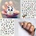 Panda Nail Stickers Decal - 5 Sheets 3D Self-Adhesive Cute Cartoon Nail Art Supplies for Women, Kids & Girls - Designer Manicure DIY Decorations - Buy Online on GoSupps.com