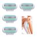 Eiaigky Venus 4-Pack Women's Razor Blades - Replacement Blades for Venus Razors - 3 Protective Pads with Moisturizer -