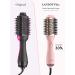 Hot Air Brush 2.0 - One-Step Hair Dryer Styler and Volumizer for Drying, Straightening, Curling - Pink - Buy Online on GoSupps.com